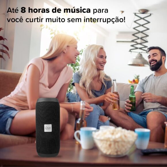 I2GO, Caixa De Som Bluetooth Essential Sound Go, 10W RMS, Resistente à Água, Preto - Image 3