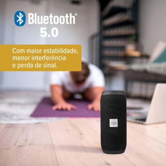 I2GO, Caixa De Som Bluetooth Essential Sound Go, 10W RMS, Resistente à Água, Preto - Image 5