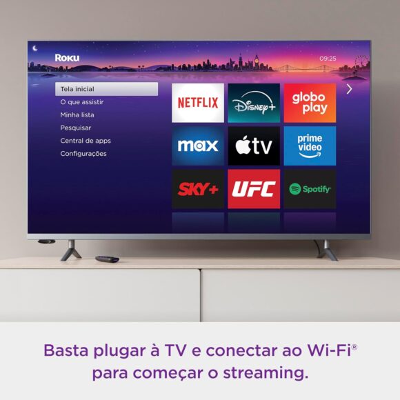 Roku Express | Dispositivo de streaming para TV HD/Full HD compatível com Alexa, Siri e Google. Inclui Cabo HDMI Premium - Image 10