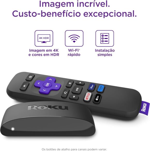 Roku Express 4K | Dispositivo de streaming para TV HD/4K/HDR compatível com Alexa, Siri e Google - Image 2