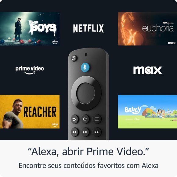 Fire TV Stick HD | Com controle remoto por voz com Alexa (inclui comandos de TV), controles de casa inteligente e streaming em HD - Image 3