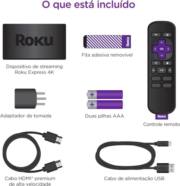 Roku Express 4K | Dispositivo de streaming para TV HD/4K/HDR compatível com Alexa, Siri e Google - Image 8