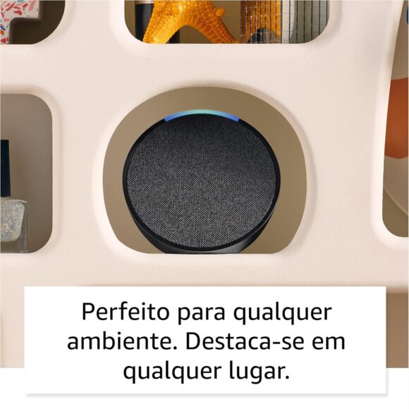 Echo Pop | Smart speaker compacto com som envolvente e Alexa | Cor Preta - Image 6