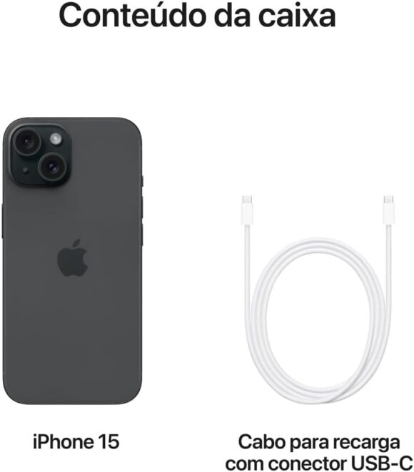 Apple iPhone 15 (128 GB) — Preto - Image 7